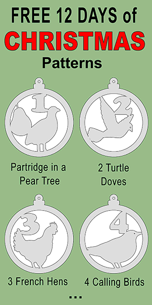 12 Days Of Christmas Ornament Patterns