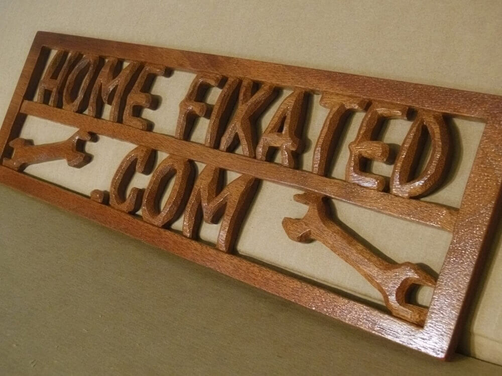 3d Wooden Sign Woodworking Project