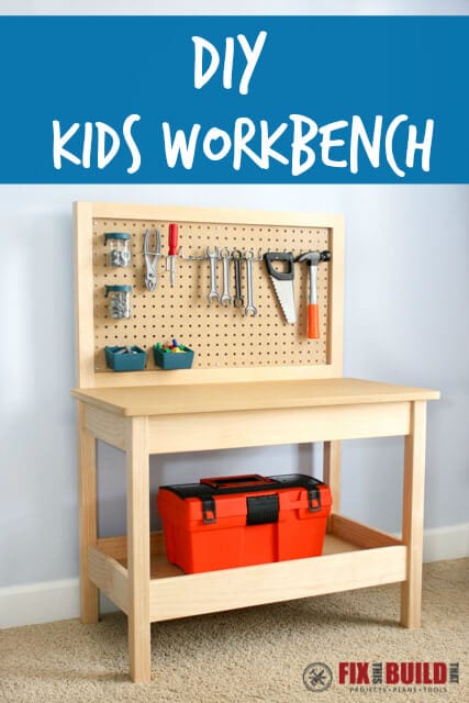 DIY Kids Workbench