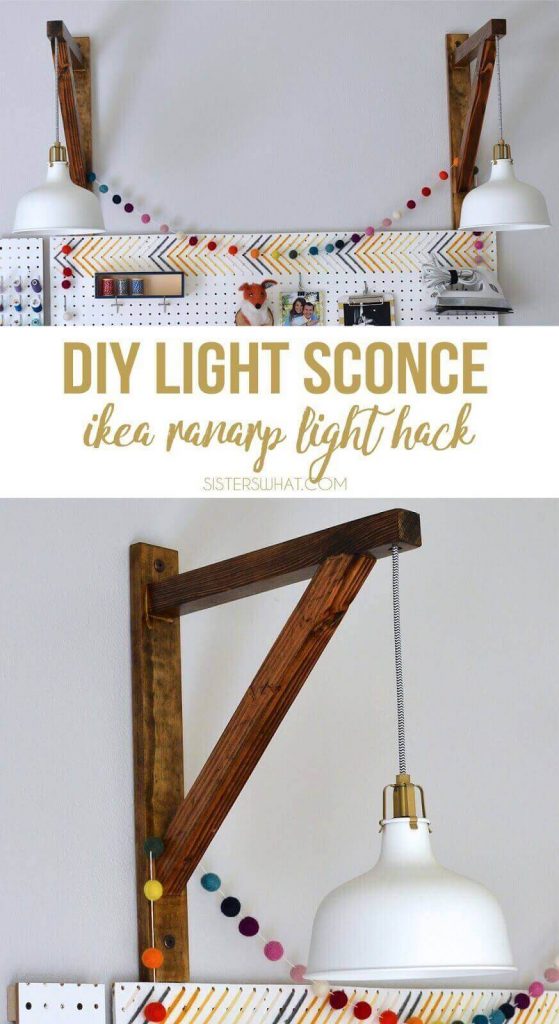 DIY Light Sconce Corbel