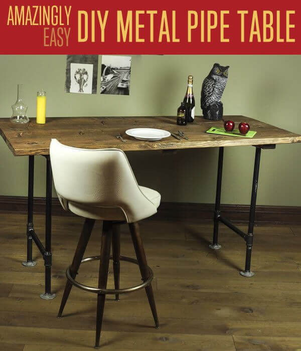 DIY Metal Pipe Table