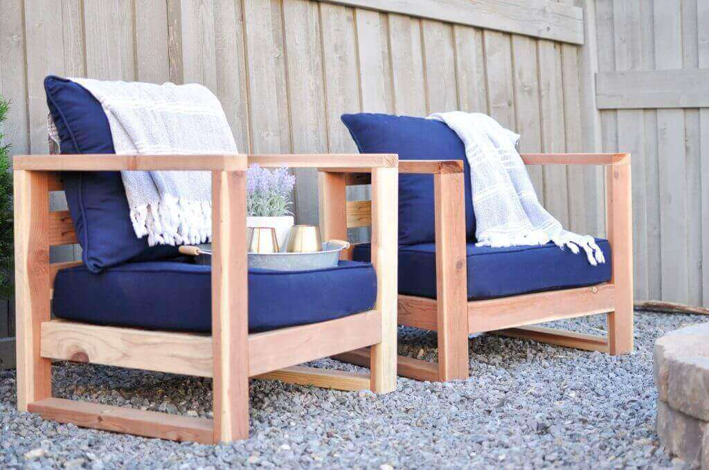 DIY Modern Outdoor Chair