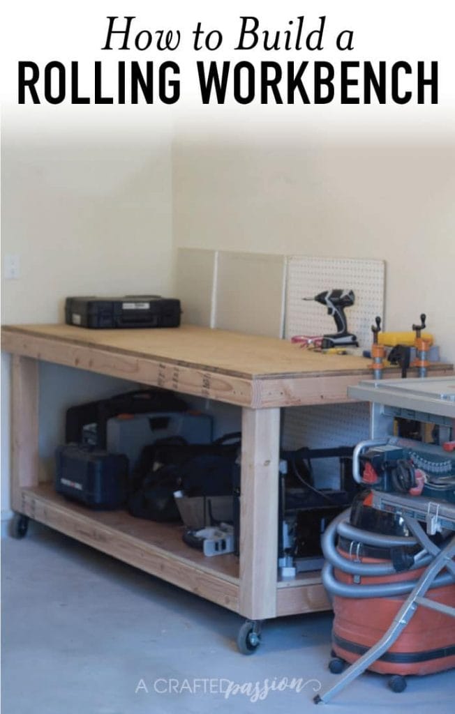 DIY Rolling Workbench