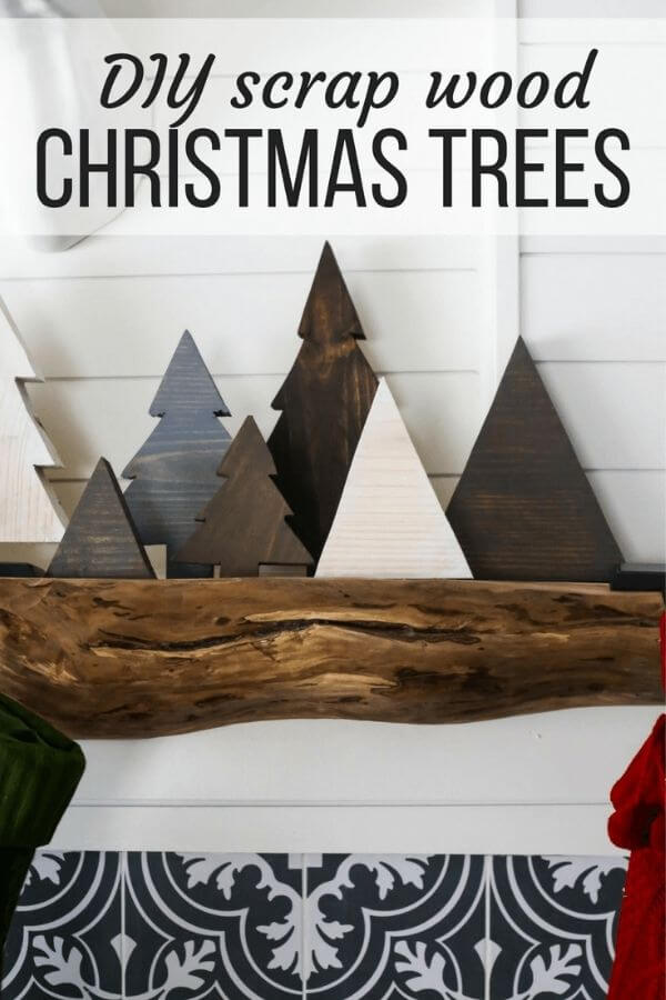 DIY Scrap Wood Christmas Trees