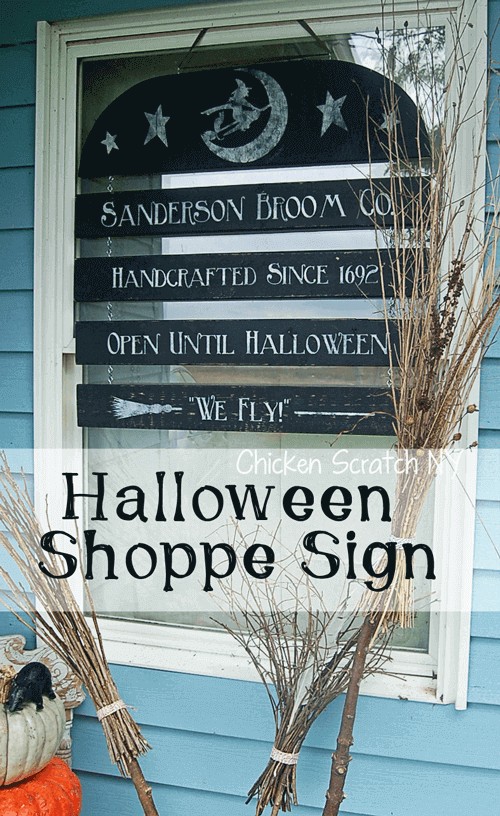 Halloween Window Sign