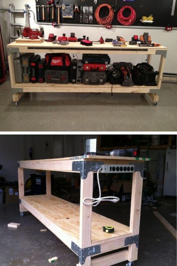 Heavy-Duty Workbench