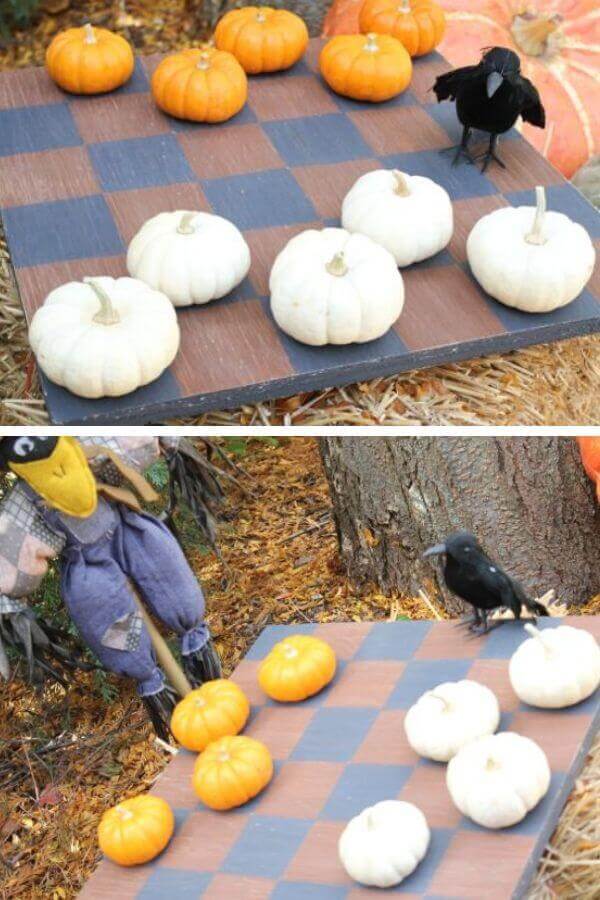 Pumpkin Checkers