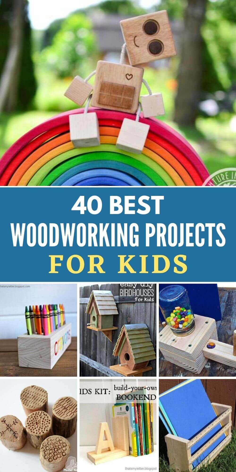 40 Best Woodworking Projects For Kids