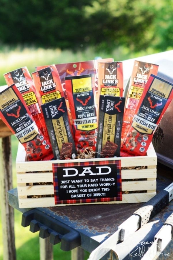 DIY Father’s Day Jerky Gift Basket