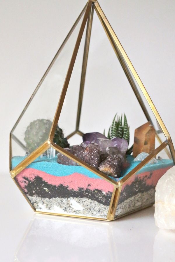 Crystal Cactus Terrarium