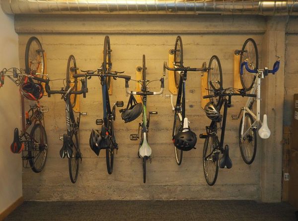 Reclaimed Wood Wall Bike Hanger