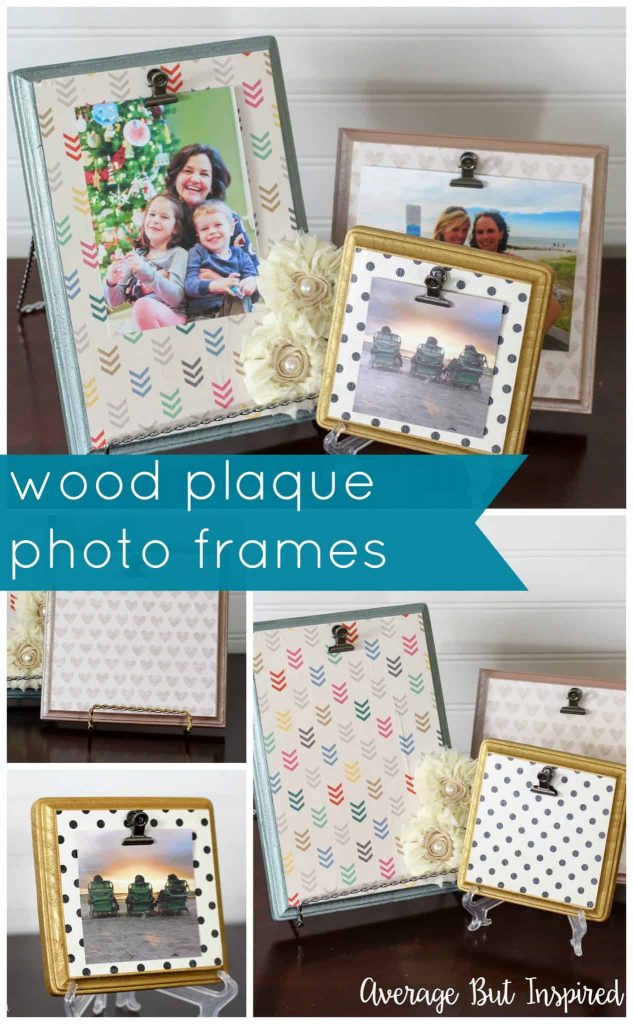 Wood Plaque Picture Frames