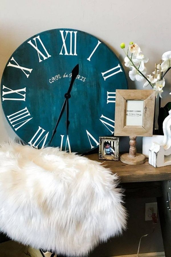 Wooden Rustic Clock