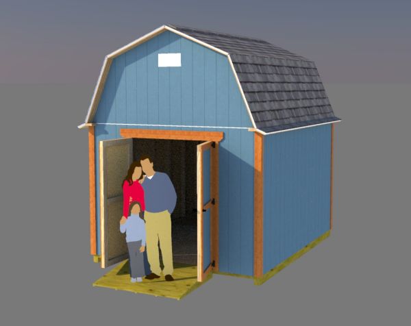 10x12 Barn Shed Plans