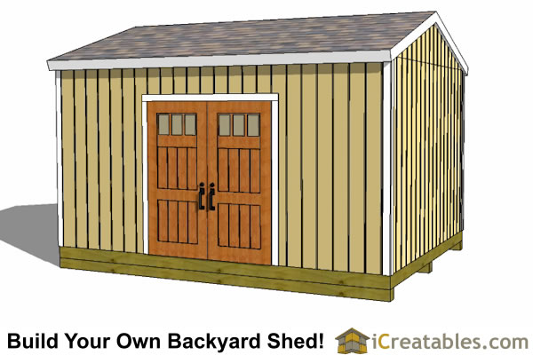 12x16 Backyard Shed Plan