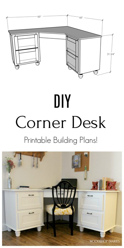 DIY Corner Desk Elegant