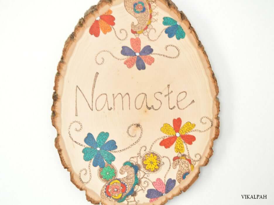 DIY Namaste Sign