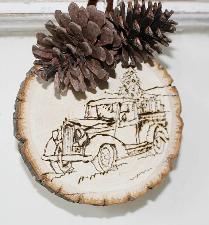 Farmhouse Style Christmas Ornament