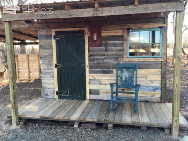 Reclaimed Lumber Off Grid Cabin