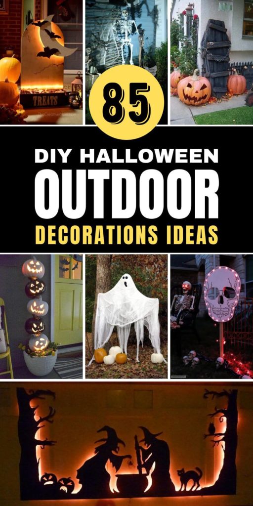 85 Best DIY Halloween Outdoor Decorations Ideas - Handy Keen