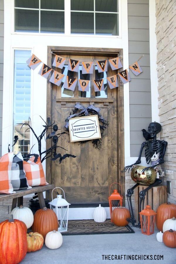 Cute and Cute and Spooky Halloween Porch