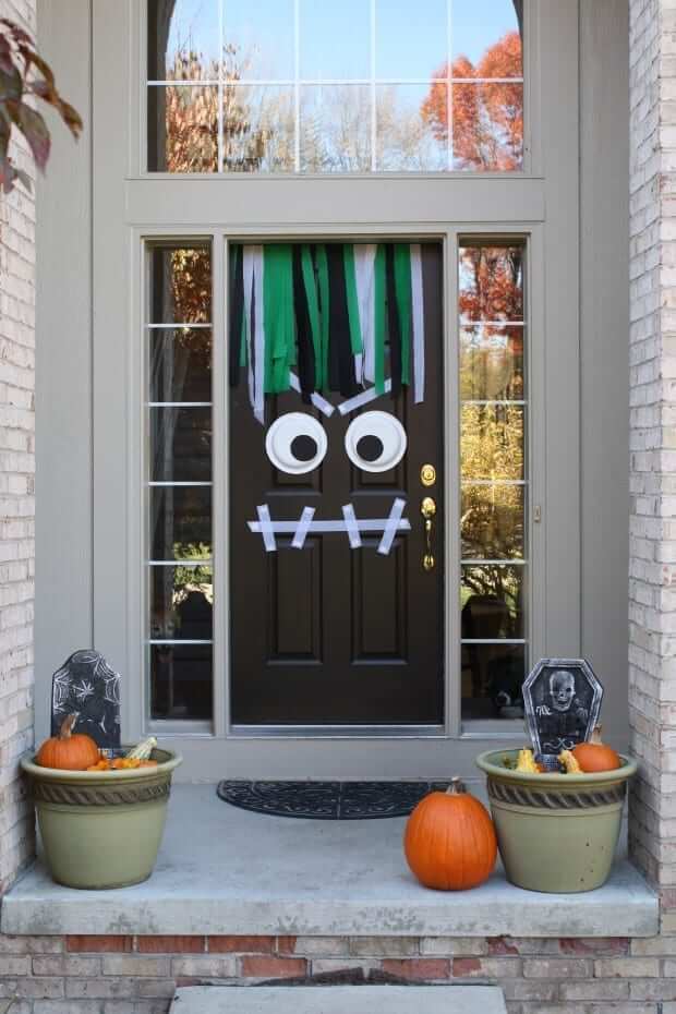 Front Door Halloween Monster