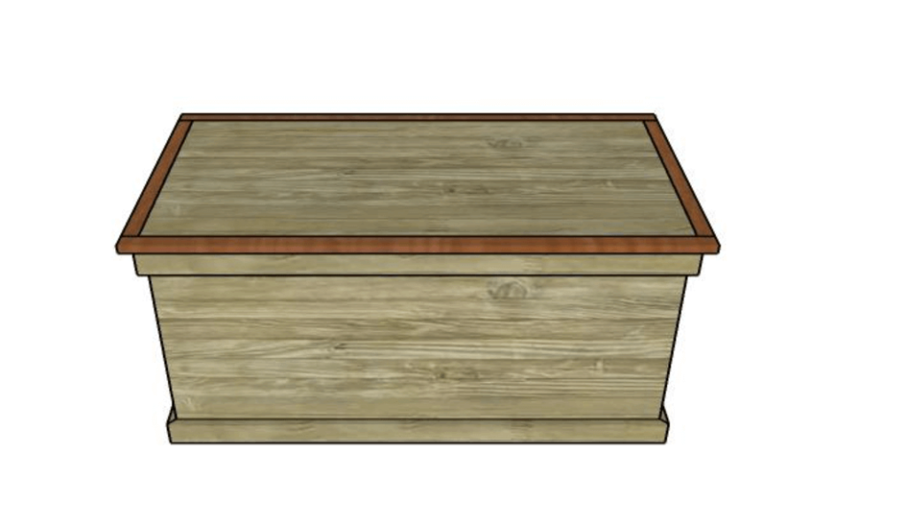 DIY Hope Chest With Two Trays