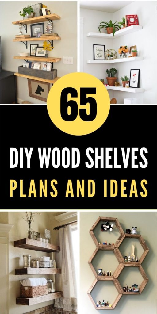 If you are planning to get a new shelf for your lovely home. Why don’t you take it up a notch and create one on your own?Not only will you save money, but you can also be creative with your customized plans based on your requirements and taste. Our list of 65 DIY wood shelves will give you more ideas, helping you build a shelving unit on your own. Whatever your space is wide or narrow, you can also find a suitable plan.
