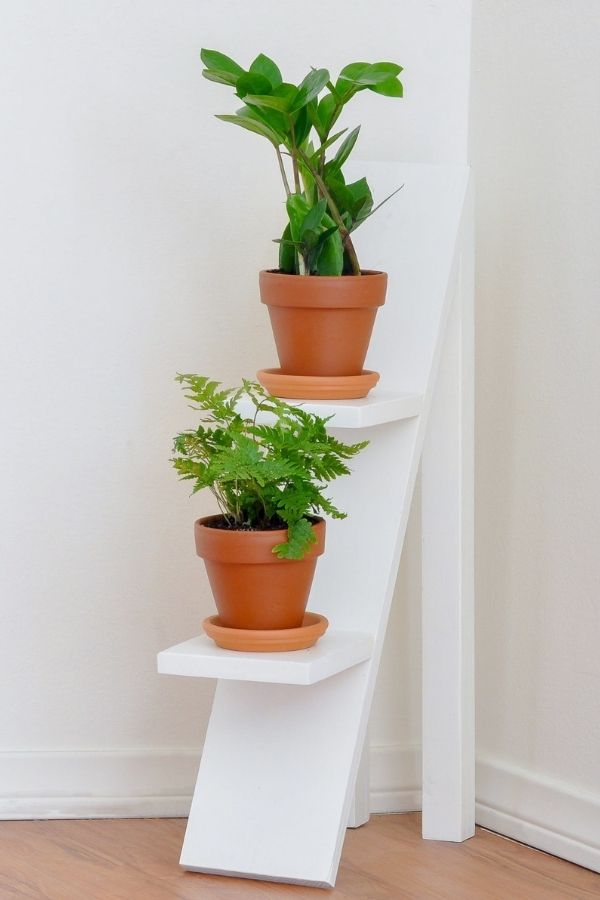 DIY Tiered Stand Plant Use Scrap Wood