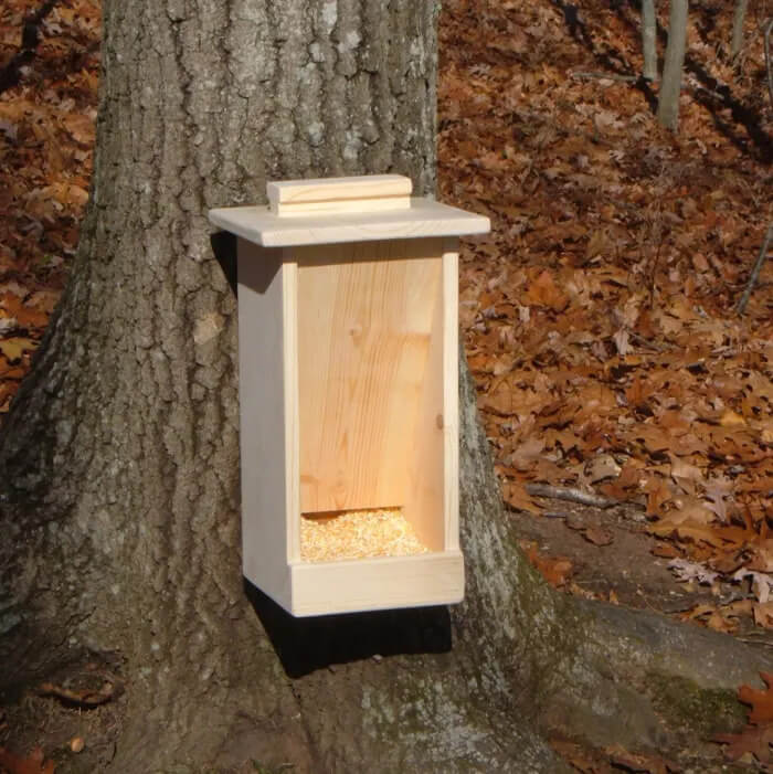 DIY Wood Box Feeder