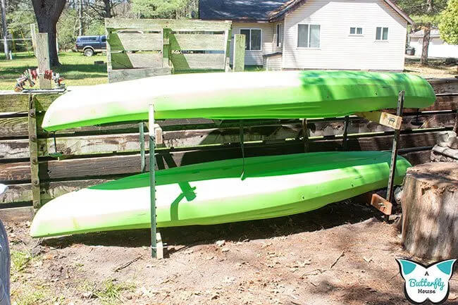 Quick And Easy DIY Kayak Rack