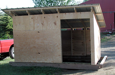 Build A Movable Goat Shed