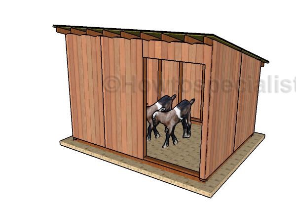 DIY Goat Shed Plan From How To Specialist