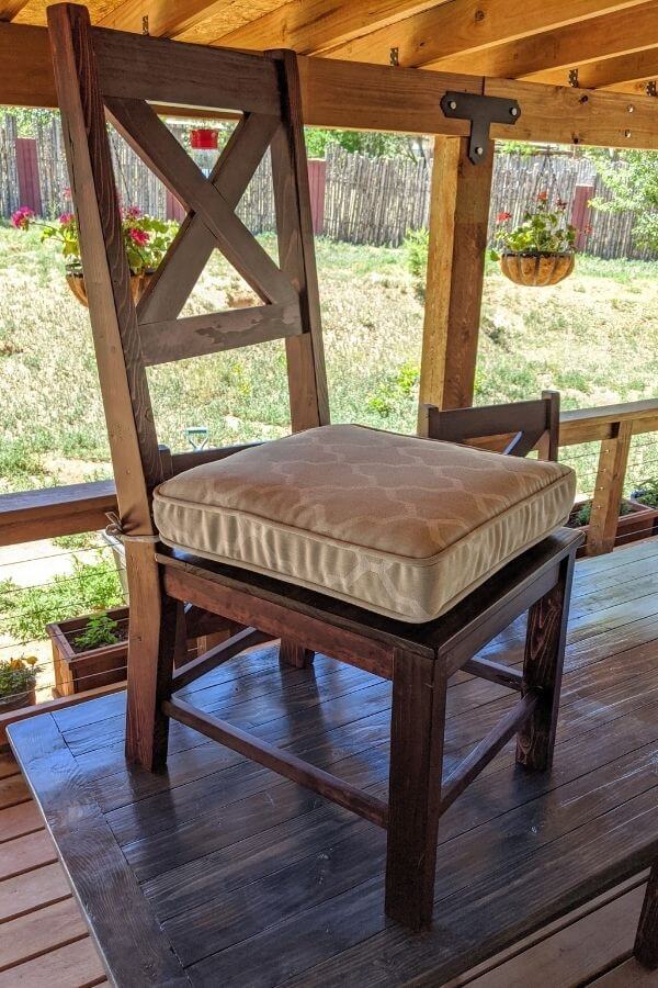 DIY Rustic Dining Chair