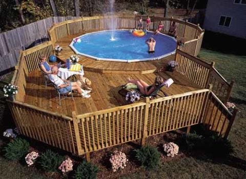 DIY A Backyard Pool Deck
