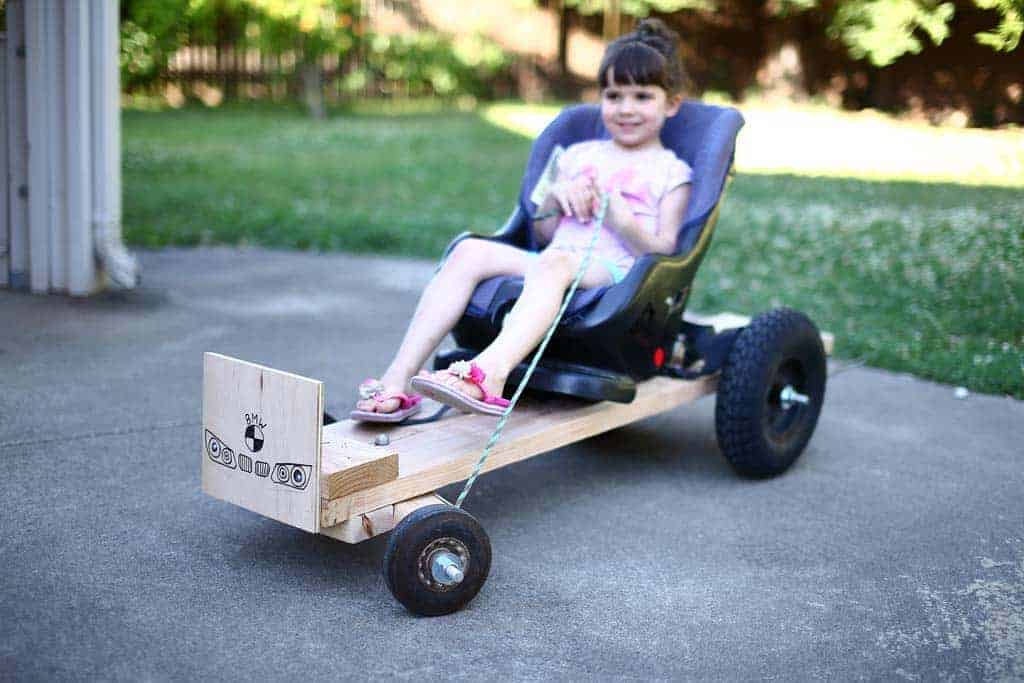 DIY Wood Go Kart With Car Seat