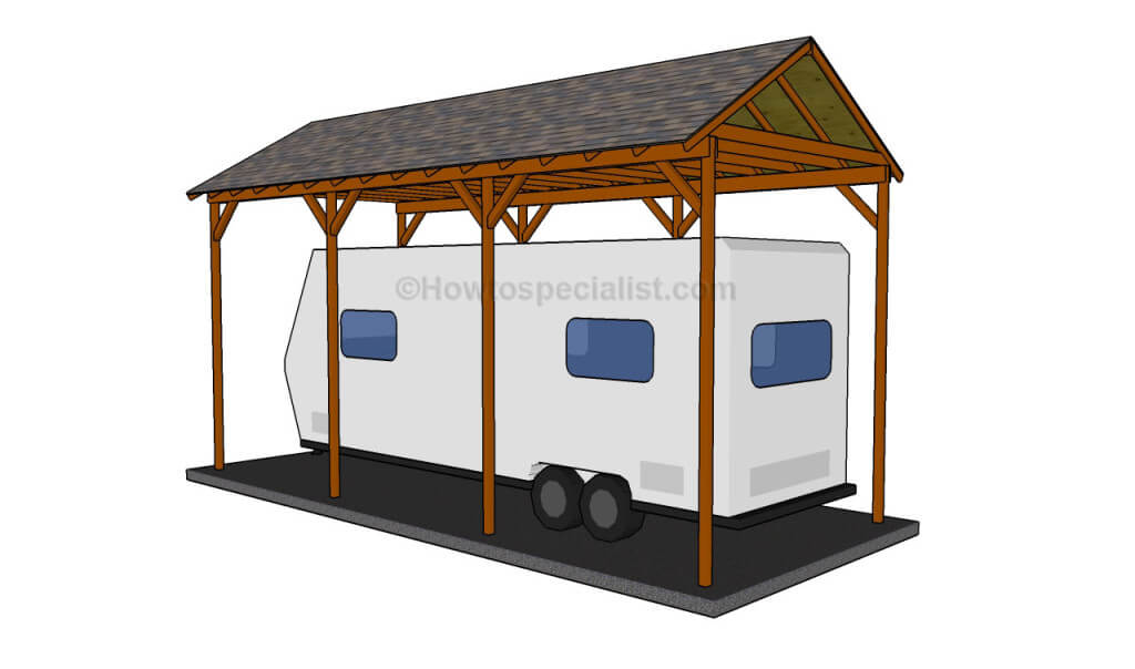 Build A Wooden RV Carport