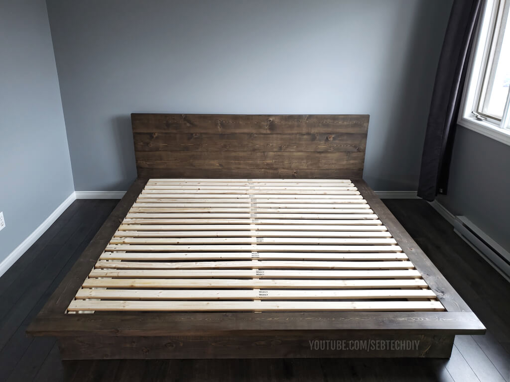DIY Traditional Floating Bed Frame