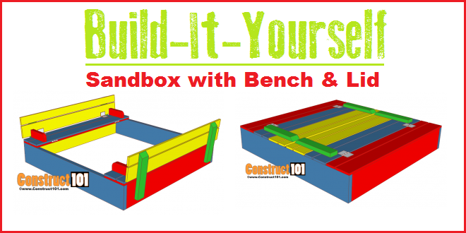 Sandbox Plans With Bench And Lid
